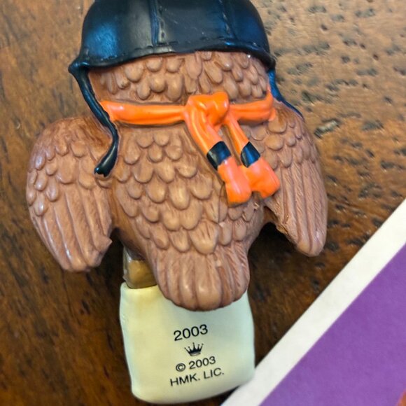 Hallmark Keepsake Halloween Ornament  Zephyr the Owl w/ Candy Corn  2003 - Picture 4 of 7